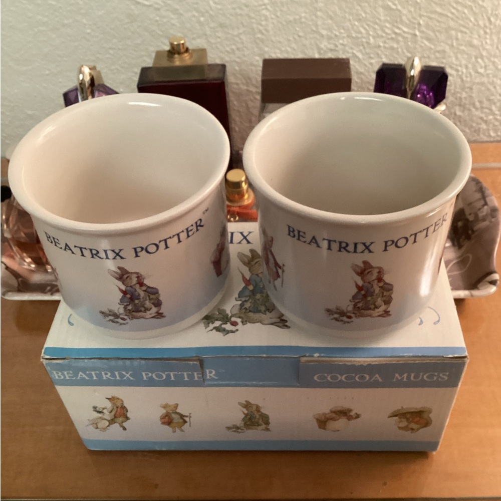 Beatrix Potter vintage Easter mugs- 2001    
          124